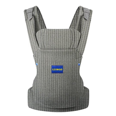 YEMKEZO Cozy (Summer-Gray) Baby Carrier Newborn to Toddler,Newborn Carrier with Head Support, Baby Holder Carrier