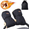 Orzbow Faux Sheepskin Gloves for Stroller, Waterproof Winter Anti-Freeze Mittens, Extra Thick HandMuff