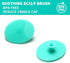 Set, Set+ Goat Baby Hair Brush Wooden Comb Massage Scalp Comb, Safe Natural Hair Care Kit, Soft Silicone Bath Brush
