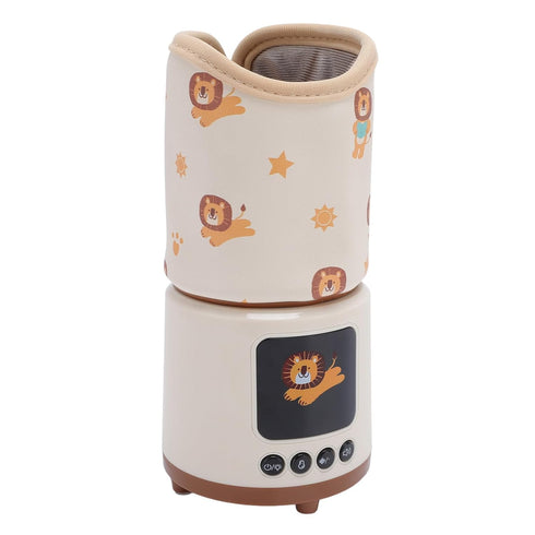 RASTKY Baby Bottle Warmer Smart Temperature Control White Noise Milk Heater for Outdoor Use Portable Design for Parents