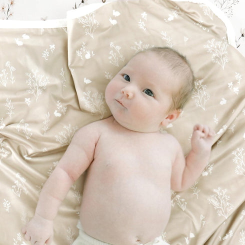 GRSSDER Baby Blankets, Super Soft Stretchy Jersey Knit Swaddle Blanket for Girls and Boys, Extra Large 34 x 44, Cute