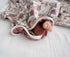 Little Jump Stretchy Jersey Knit Swaddle Blankets, Premium Cotton Floral Baby Quilt for Girls