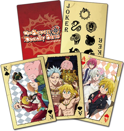 The Seven Deadly Sins Group Playing Cards