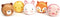 Tender Leaf Toys - Animal Macarons - 5 Wooden Animal Themed Macarons