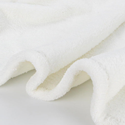 Ultra Soft Hooded Baby Bath Towel - White Bear Design for Newborns