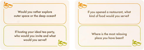Tea Time Conversation Starters - 150 Questions to Spark Meaningful Conversations - Great Gift for Tea Lovers