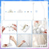 GlikCeil 27.17 Inches Wooden Baby Crib Mobile Arm Cloud Design Adjustable Baby Mobile Hanger for Crib Cot Bed Bassinet