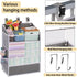 90+Diaper WishJazz XL Hanging Diaper Caddy Organizer for Changing Table, Crib, Playard, Wall & Door, Reinforced Diaper