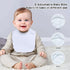 lazyrhino 8 Pack Baby Bibs Unisex Adjustable with Snaps Ultra Soft Absorbent Drooling Teething for Boys and Girls