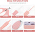 Set TOYANDONA Nail Clipper Nail Scissor for Grooming Pink Manicure Kit with Tweezer for Newborns and Babies