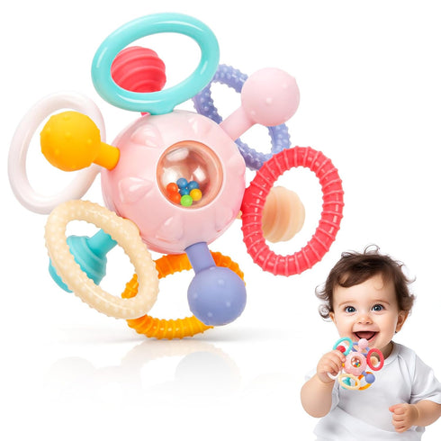 CAHILON Easter Baby Teething Toys for 0-6 6-12 Months, BPA Free Food Grade
