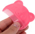 Set Toyvian Bear Shaped Baby Hair Comb - Infant Scalp Brush for Newborn Cradle Cap and Dandruff Removal Gentle Hair