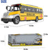 2.4Ghz Liberty Imports RC School Bus - Remote Control Toy Bus with LED Lights, Rechargeable Electronic Vehicle for Kids