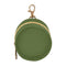 YETTASBIN Olive Green Portable Pacifier Holder Case with Metal Hook Buckle & Zipper