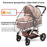 Dlmlemu Unisize Pet Stroller Rain Cover - Foldable Clear Protection for Snow, Wind & Rain, Suitable for Various
