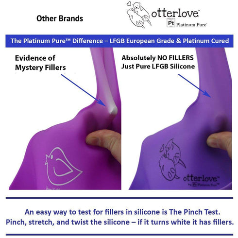 otterlove Silicone Baby & Toddler Training Cup | Pediatric OT Approved 100% Platinum Pure Silicone (Mint)