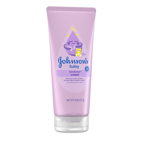 8 oz Johnson's Baby Bedtime Cream with Soothing NaturalCalm Aromas, Baby Cream with Calming Aromas, Soothing