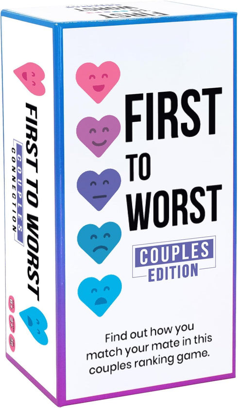 First to Worst Party Game Couples Connection | Adult Relationship Card Game