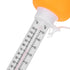 Swimming HANABASS Floating Pool Thermometer, Bath Temperature Gauge with Orange Design, Floating Pool Temperature Gauge