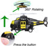 OMGTOY Military Helicopter with Lights and Sounds