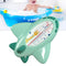 Green Airplane Baby Bath Thermometer for Accurate Water Temperature