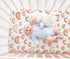 Jola's House 4 Pack N Play Sheets - Mini Crib Sheets Boho Nursery Sheets, Sunshine & Rainbow Design - Neutral Unisex