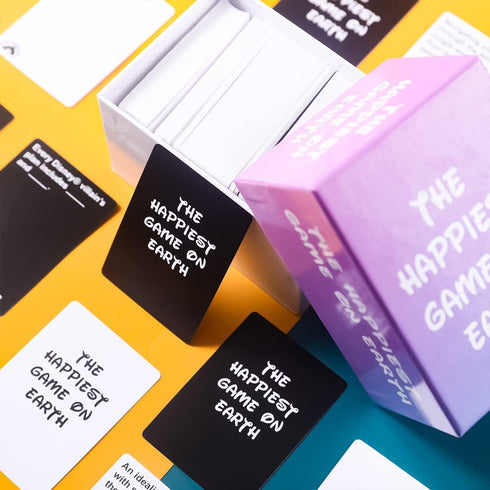 The Happiest Game ON Earth - Table Cards Game for Family Gatherings and Parties, Perfect for Adults (Purple Version)