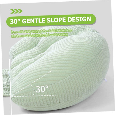 OUNONA Multifunctional U-Shaped Pregnancy Pillow for Lumbar Support Waist Pad for Comfortable Maternity for Back