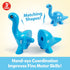 Matching Letters Counting Dinosaur Toys, Double-Sided ABC Alphabet Preschool Learning Sorting Educational Toy Sets