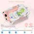 0-3-6-12 DEANIC Collapsible Baby Bathtub with Baby Washcloth, Portable Infant Bathtub with Soft Baby Bath Support