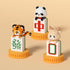 Larcele Micro Building Blocks Animal Set, 529 Pieces DIY Mini 3D Building Toy Bricks KLJM-09 (BaiBan Ox)