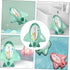 HAMPPLIES Bath Thermometer Cartoon Plane Shape Safe Water Temperature Measuring Tool Portable Green for Tub and Bath