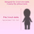 Goktvai 4 Sets 3in Angel Doll Clothes, Toy Collector Costume with Tops & Skirts for Display and Decoration ( Pink)