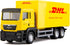 BDTCTK Compatible DHL Container Truck Car Model Toy Cars, Zinc Alloy Die-Cast Vehicles for Kids Gift