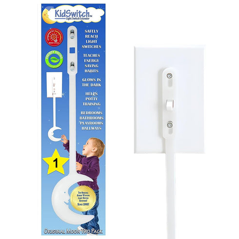 Light Switch Extender for Kids, Glow in The Dark, Quick Install, 1 Pack