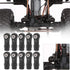 T best RC Car Accessories - 10Pcs Plastic & Steel 1:10 Scale Remote Control Car M4 Linkage Rod End Width Balls Joint Set