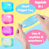 FauKait 4pack 3 Adult(4pcs Stress Cube Squishy Stress Balls for Adults Kids Fidget Toy for Your Best Mellow and Chill