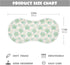 decor gift 4 Pack 22x11in Cotton Newborns Burp Cloths Easy Care Mint Green Flowers Baby Rags for Unisex Babies
