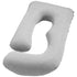 VEVOR Pregnancy Pillow, G-Shaped Maternity Pillow for Sleeping, Full-Body Support Pillow with Removable & Washable