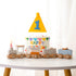 ibwaae Wooden Train Set for Baby Toys, 12 PCS with Numbers and Blocks for Toddler Boys and Girls Birthday Gifts