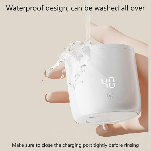 KMGDM 5000mAH Digital Compact Bottle Warmer for Travel with Intelligent and Battery Lightweight Design