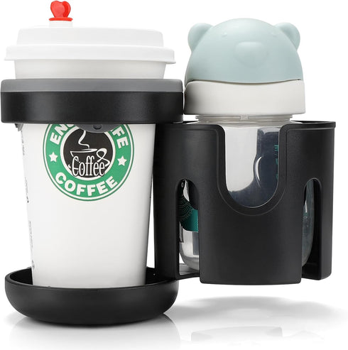 Accmor Universal Cup Holder - Stroller and Bike Cup Holder, 360° Rotatable Large Caliber Design for Stroller