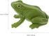 NUOBESTY Miniature Frog Figurine, Plastic Frog Statue Models Toy Figures, Cake Topper Fairy Garden Ornament for Bonsai