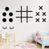 Magnetic Tic Tac Toe Wall-Mount Game, Modern Game Room Decor for Kids & Adults, Best Gift