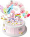 MOVINPE Unicorn Cake Topper, Magic Unicorns Sculpture, Birthday Decoration for Girl Kid Women Party