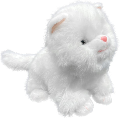 YH YUHUNG Interactive Plush Cat Toy for Kids, Realistic Electronic Kitten with