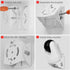 Uogw Baby Monitor Mount for VAVA Baby Monitor Camera, Adjustable Angle Wall Bracket, Aluminum Alloy (White)