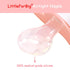 Adult-Sized Pacifier with Baby Cuties Pattern - Pink Bunny Design