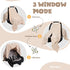 Baby Car Seat Cover Muslin Infant Carseat Canopy, Peekaboo Opening Car Seat Covers, Unisex Large Universal Fit Lightweight Breathable Newborn Breastfeeding Nursing Covers
