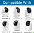 Aobelieve Flexible Baby Camera Twist Mount for iFamily SM650/SM651, Kidsneed SM935A/SM935C, HUBOOK SM652